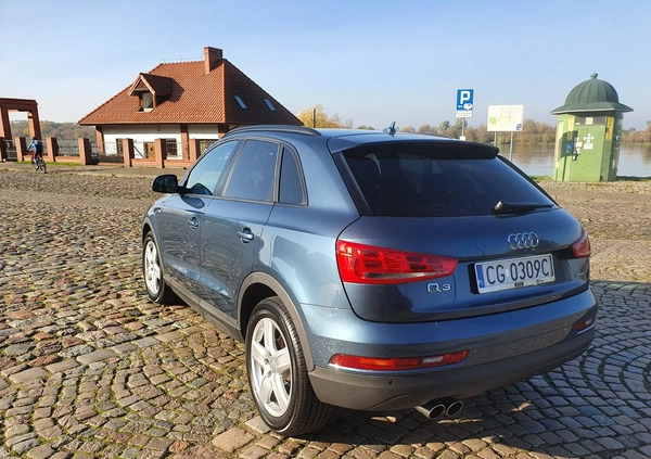Audi Q3 cena 69900 przebieg: 124700, rok produkcji 2015 z Grudziądz małe 46
